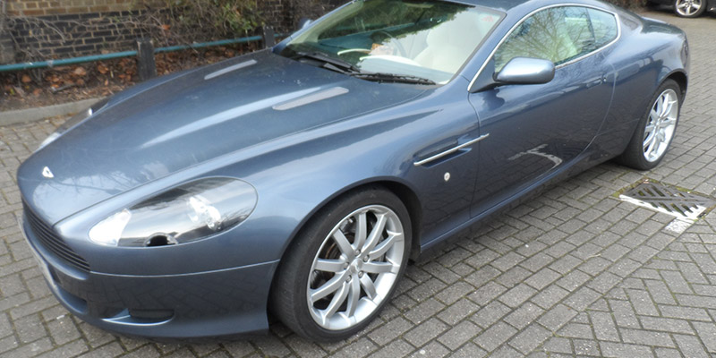 Aston Martin DB9 for hire