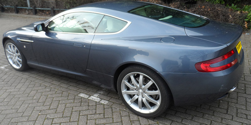 Aston Martin DB9 for hire