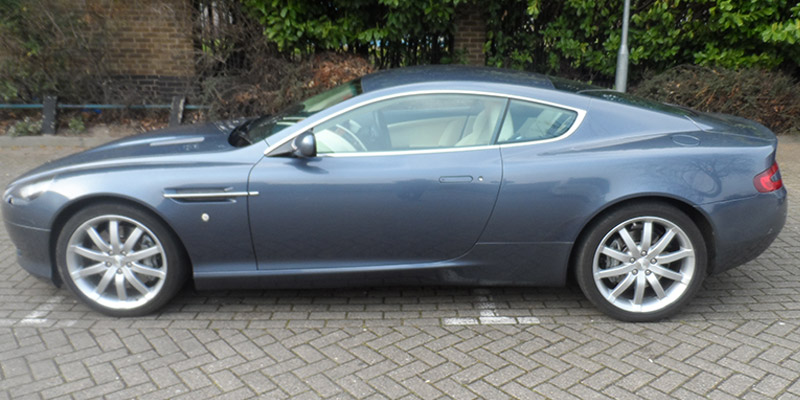 Aston Martin DB9 for hire